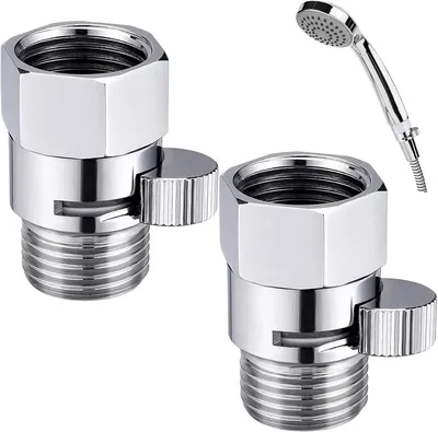 Productafbeelding van Afsluitventiel 1/2 inch, 2 stuks, hoekventiel voor douche