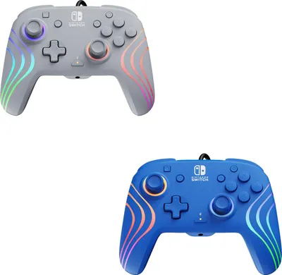 Obrázek produktu pro PDP Afterglow Wave Blue USB Gamepad Analogový / digitální Nintendo Switch, Nintendo Switch OLED