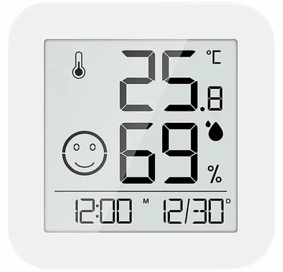 Image de Thermomètre-hygromètre numérique avec écran E-Ink