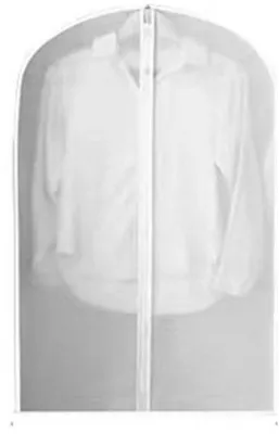 Produktbild von 10 Stoffhaken, 60 x 100 cm, transparente Kleiderhaken mit Reißverschluss, wasserdicht und staubdicht, Garderobenhaken für Kleider, Jacken und Hemden