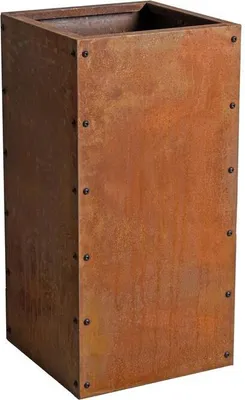 Produktbild von Hochbeet Pflanzbeet Edelrost 40x40x80 cm Pflanzkasten Blumenkasten Blumenbeet