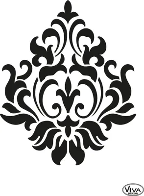 Produktbild von Universal Schablone Ornament im A5 Format von Viva Decor