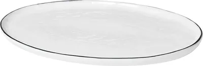Produktbild von Broste Copenhagen SALT Platte oval 20 x 30 cm