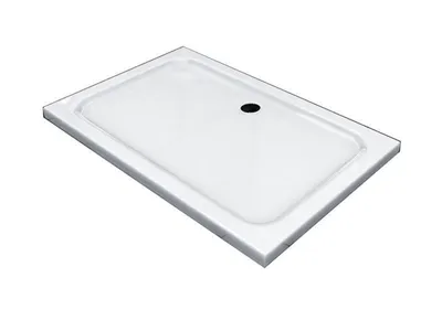 Zdjęcie produktu dla Glaszentrum Hagen "Acryla" 140x90x5 cm Płaska Wanna Prysznicowa Biały Prostokąt