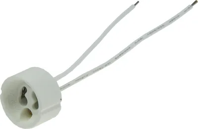 Produktbild von GU10 Lampenfassung 230V / 100Watt Keramik Fassung mit 11cm Kabel