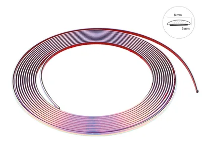 Obrázek produktu pro Dekorační pásek, duhový, 6 mm x 8 m