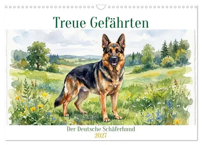 Produktbild von Treue Gefährten (Wandkalender 2027 DIN A3 quer), CALVENDO Monatskalender