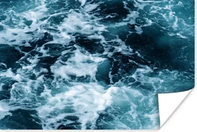 Produktbild von MuchoWow® Poster Wasser - Blau - Golf 180x120 cm - Fotoplakat