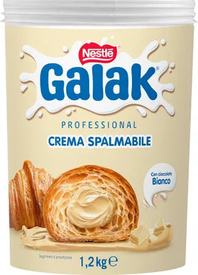 Produktbild von GALAK SPALMABLE CREME 1,2 kg Creme mit weißer Schokolade