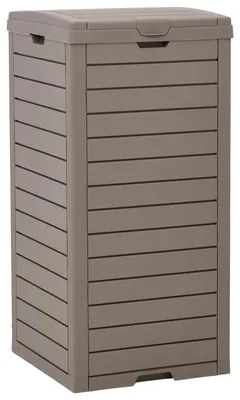 Immagine prodotto di Cestino per Rifiuti da Esterno Marrone 41x41x86cm Polipropilene