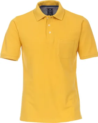 Produktbild von REDMOND Übergrößen Poloshirt Brusttasche Gelb 4XL