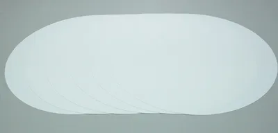 Produktbild von Tischunterlagen weiß abwaschbar 38 cm rund 6-teilig, Tischset, Platzset