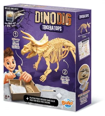 Produktbild von Buki Kleiner Archäologe DinoDig Triceratops Ausgrabungsset