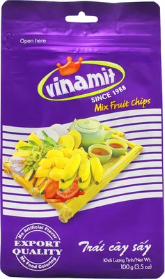 Produktbild von Vinamit Früchte Mix Chips 100g
