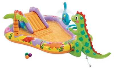Produktbild von INTEX 56139NP - Playcenter - Dino Park (201x157x69cm) Planschbecken Gartenpool