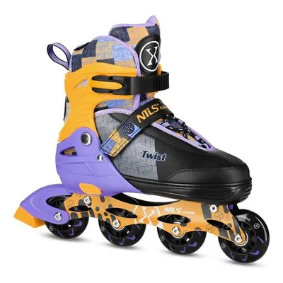 Immagine prodotto di Nils Extreme NA13810 Pattini in linea per bambini regolabili - giallo - taglia S (31-34)