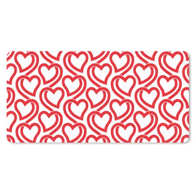 Produktbild von MuchoWow® Mauspad Mousepad Linienkunst - Valentinstag - Romantisches Geschenk 60x30 cm - Mousepads - Maus Mat - Pad - Mausunterlage - Nachhaltig