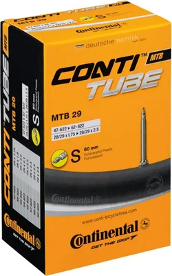 Produktbild von Continental 0182191 28/29' Schlauch 'MTB 28/29', 28/29x1.75/2.50' (47/62-622), SV 60 mm, schwarz