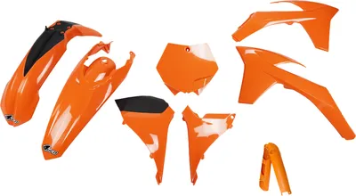 Obrázok produktu pre Ufo Ktm Sx/sx-f 2011-2011 Ktkit510f-127 Ochrana vidlice a plastová súprava Oranžová  Oranžová Jedna veľkosť