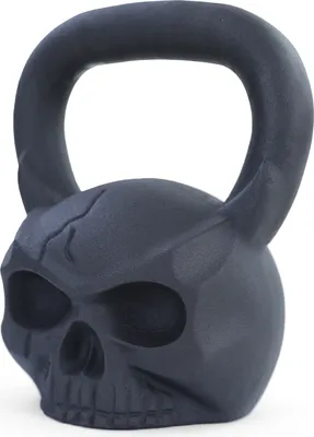 Produktbild von 20 kg Profi Kettlebell Kugelhantel Schwunghantel Totenkopf Skull Gusseisen