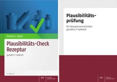 Obrázek produktu pro Plausibilitäts-Check Rezeptur mit Plausibilitätsprüfungs-Block