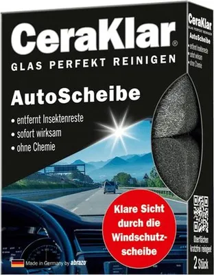 Produktbild von abrazo Schwämme CeraKlar AutoScheibe 1 x 2 Stück