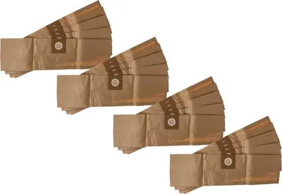 Produktbild von vhbw 20x Staubbeutel kompatibel mit Kärcher NT 501, NT 551 Staubsauger - 36,5cm x 26cm braun