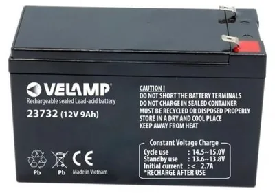 Obrázok produktu pre VELAMP 23732 Olovená batéria 12V 9Ah