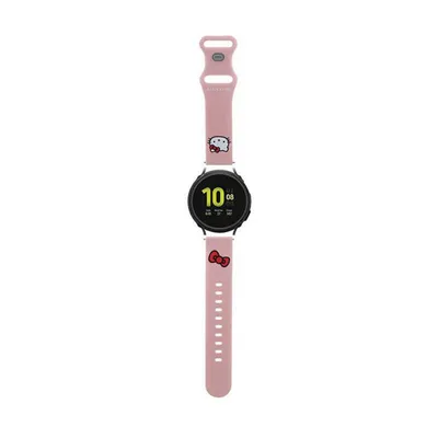 Zdjęcie produktu dla Hello Kitty Silicone Kitty Head - Pasek uniwersalny do smartwatcha 20 mm (różowy)