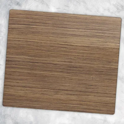 Produktbild von Glas-Herdabdeckplatten Glaskeramikkochfeld-Abdeckung Spritzschutz Glas 60 cm x 52 cm - Holzbrett