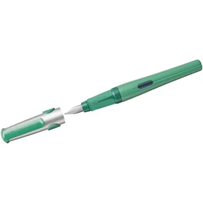Produktbild von Pelikan® 802956 Schulfüller Pelikano® Grün, Feder A, in Faltschachtel