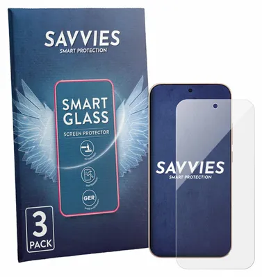 Produktbild von 3x Savvies Schutzglas Folie für Oppo Reno 15 Pro 9H Panzer Schutzfolie Glas Displayschutz klar transparent