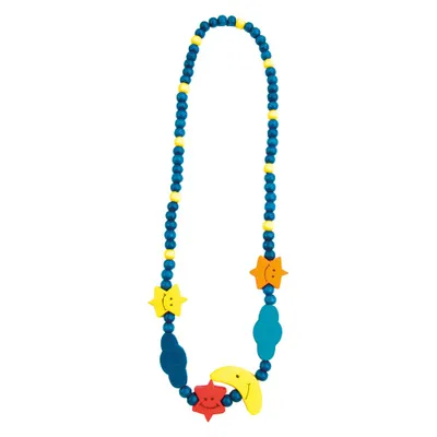 Immagine prodotto di Collana di legno con luna 23 cm