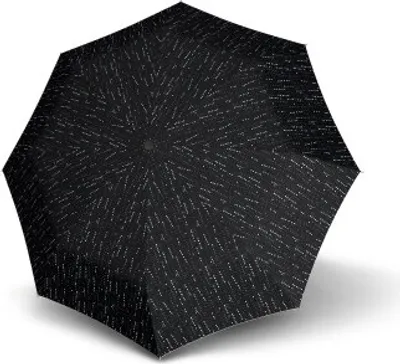 Produktbild von Knirps T.200 Duomatic Regenschirm Taschenschirm Schirm sturmfest domino black