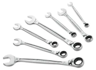 Image de Jeu de 7 clés mixtes a cliquet FACOM - 467B.J7PB - 8, 10, 12, 13, 14, 17, 19 mm