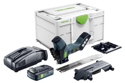 Produktbild von Festool ISC 240 EB-Basic Akku Dämmstoffsäge 18 V 240 mm + 1x Akku 4,0 Ah + Schnellladegerät + Systainer