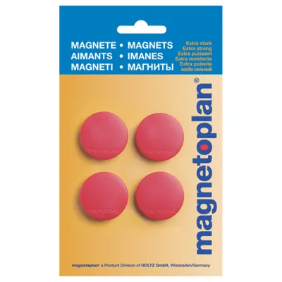 Produktbild von Discofix Standart geblistert rot 30mm 4St