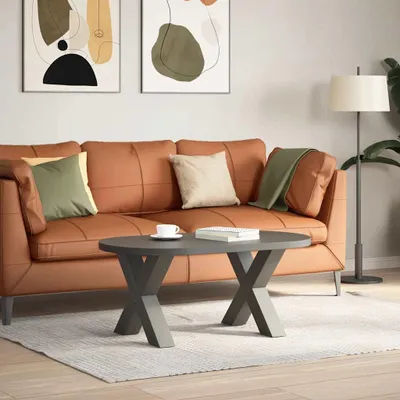 Obrázok produktu pre vidaXL Nohy konferenčného stolíka v tvare X 2 ks. Antracit 60x(42-43) cm Oceľ