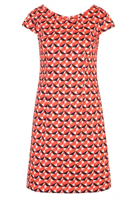 Produktbild von Betty Barclay Collection (264) Kleid Kurz 1/2 Arm, Red/Dark Blue 4883 4883 46