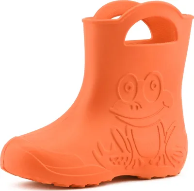 Produktbild von Ladeheid Eva Kinder Jungen Mädchen Gummistiefel Regenschuhe LA-CA-01 (Orange (151c), 28/29 EU)