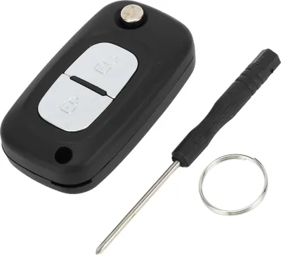 Produktbild von 2 Tasten Schlüsselgehäuse Gehäuse Keyless Entry Fernschlüssel Ersatzgehäuse für Renault Clio
