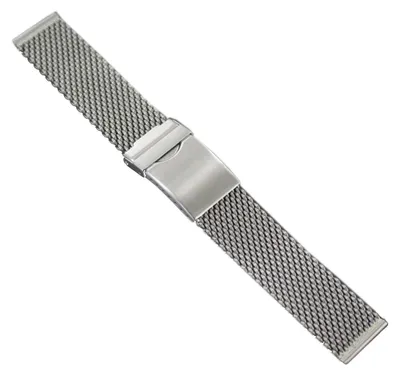 Produktbild von Vollmer Uhrenarmband Milanaiseband Edelstahl 22 mm 06000H7
