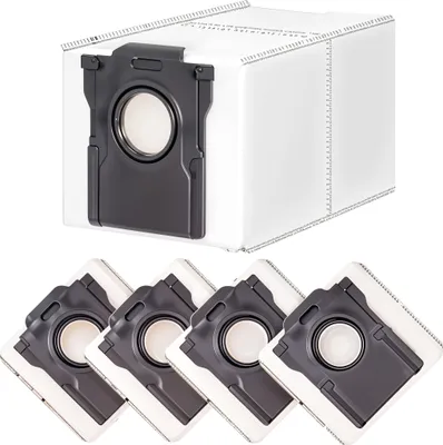 Produktbild von 5x Staubsaugerbeutel geeignet für Dreame L10s Pro Ultra Heat / X40 Ultra Complete / L40 Ultra