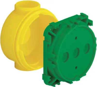 Produktbild von Kaiser Betonbau Gerätedose mit Putzhaut mit Stützelementaufnahme, Tiefe 58 mm, 1 Stk.