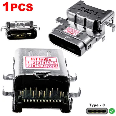 Produktbild von USB-C DC Jack Ladebuchse Strombuchse für HP 15-dw0101ng, 15-dw0620ng, 15-dw0115ng, 15-dw0118ng, 15-dw0004ne, 15-dw0222ng