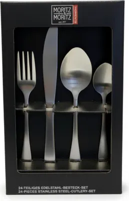 Produktbild von Moritz & Moritz Essbesteck-Set 24-teilig für 6 Personen spülmaschinengeeignet