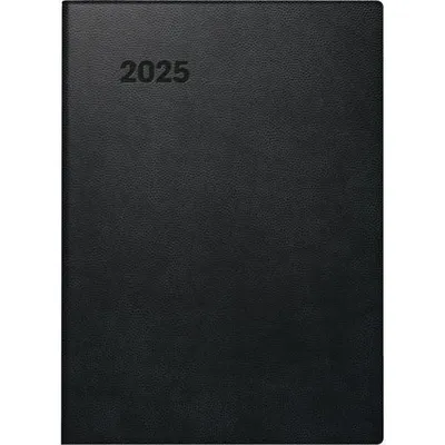 Produktbild von Taschenkalender 736 10x14cm 1 Tag/Seite Kunststoff schwarz 2025