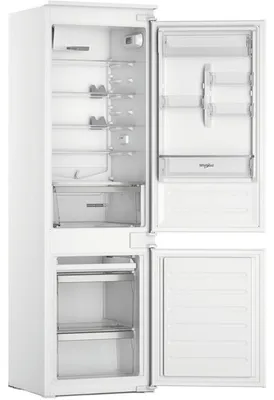 Image de Réfrigérateur combiné - WHIRLPOOL - WHC18D011C2FR - 2 portes - Encastrable - 268 L - - 54 x 54,5 x 177 cm - Blanc