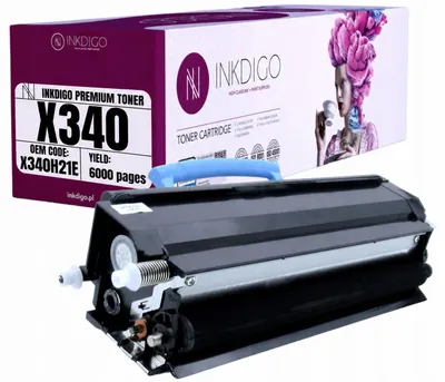 Produktbild von Inkdigo Toner X340H21G für Lexmark X342, X342N – Schwarz, 6000 Seiten,, KI-generiertes Bild