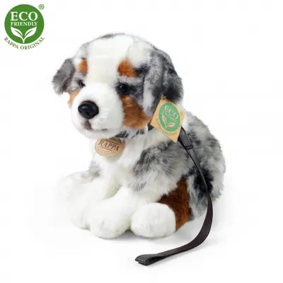 Zdjęcie produktu dla RAPPA Pluszowy pies owczarek australijski siedzący 27 cm ECO-FRIENDLY